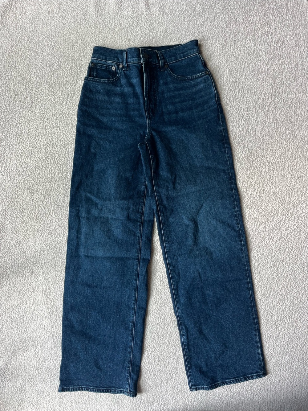Madewell The Perfect Vintage Wide Leg Jeans Dark Wash Womens 25